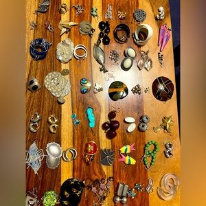 56 pairs of earrings